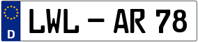 Truck License Plate